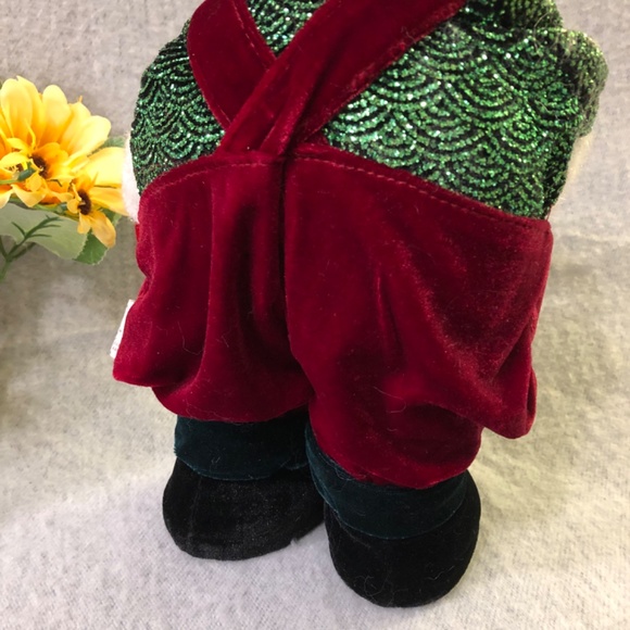 NWOT - Velvet, Jeweled, & Sparking Standing Santa